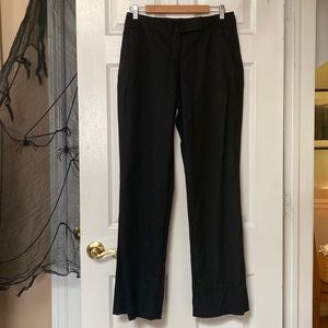 Loro Piana Black Wool Trouser Pants